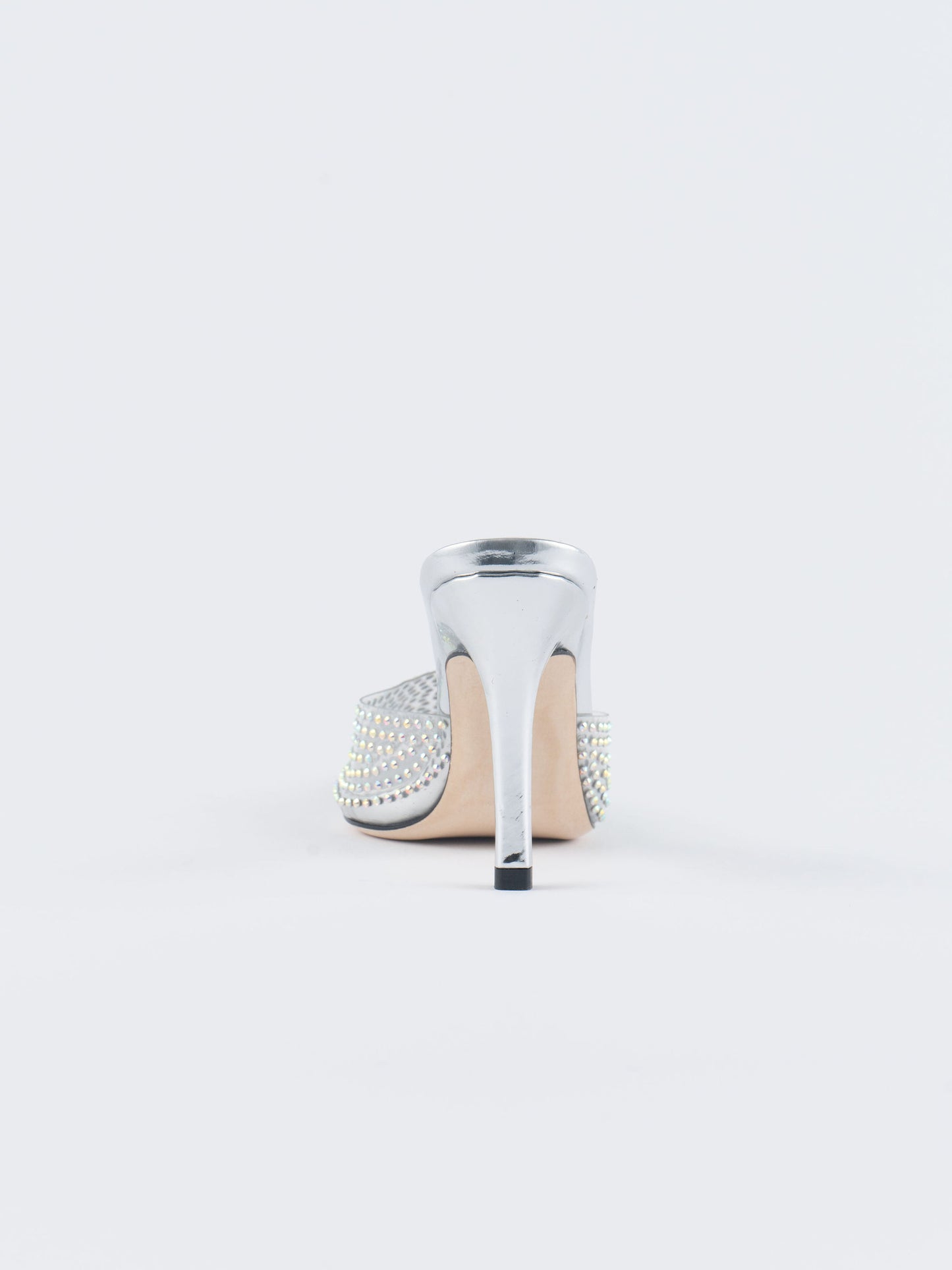 Moonlight Crystal Embellished Sandals - Clear