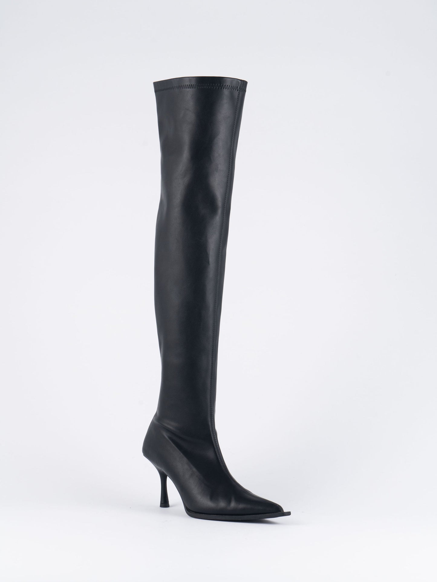Pairs High Over the Knee High Boots - Black